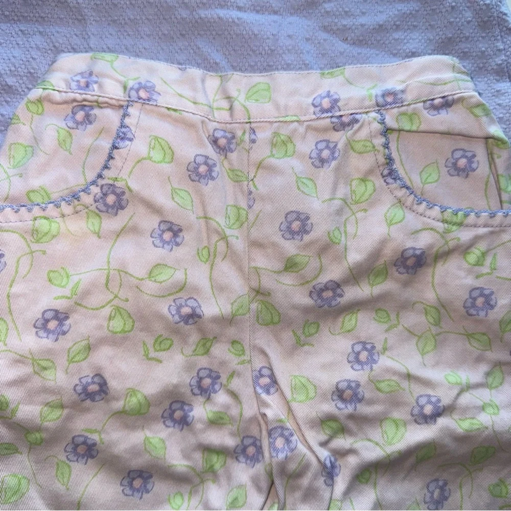 Y2K VTG Winnie the Pooh & Piglet Pants Set Embroidered Floral Ruffle 18 Month